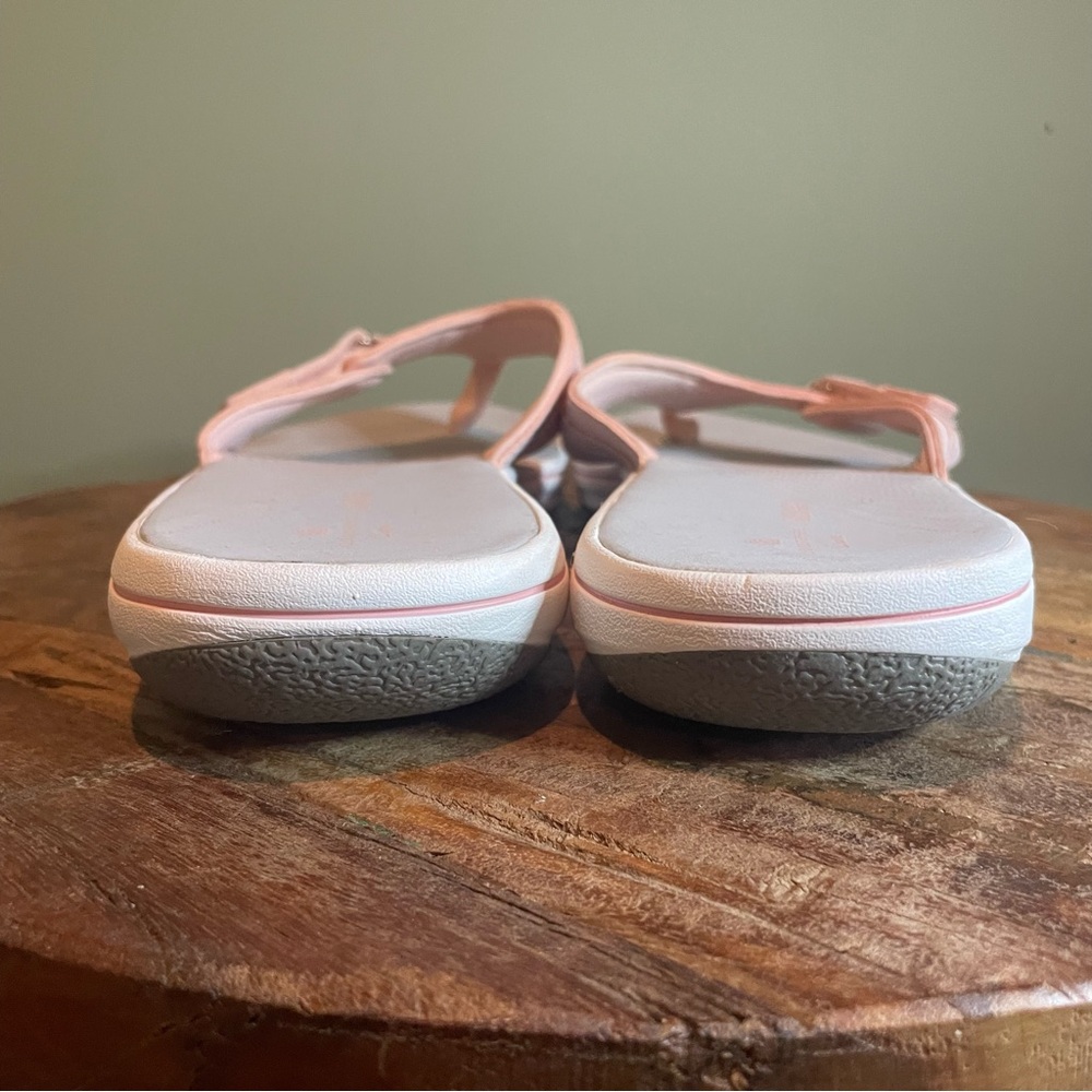 Cloudsteppers by Clarks Cushion Soft LIGHT PINK Flip Flop Size 11 M - Picture 6 of 14
